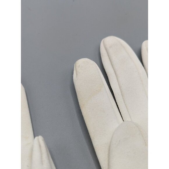 Ladies Dress Gloves Hudson Bay Miss Aris Eyelets Beaded Off White Size Small Lot - Picture 15 of 16